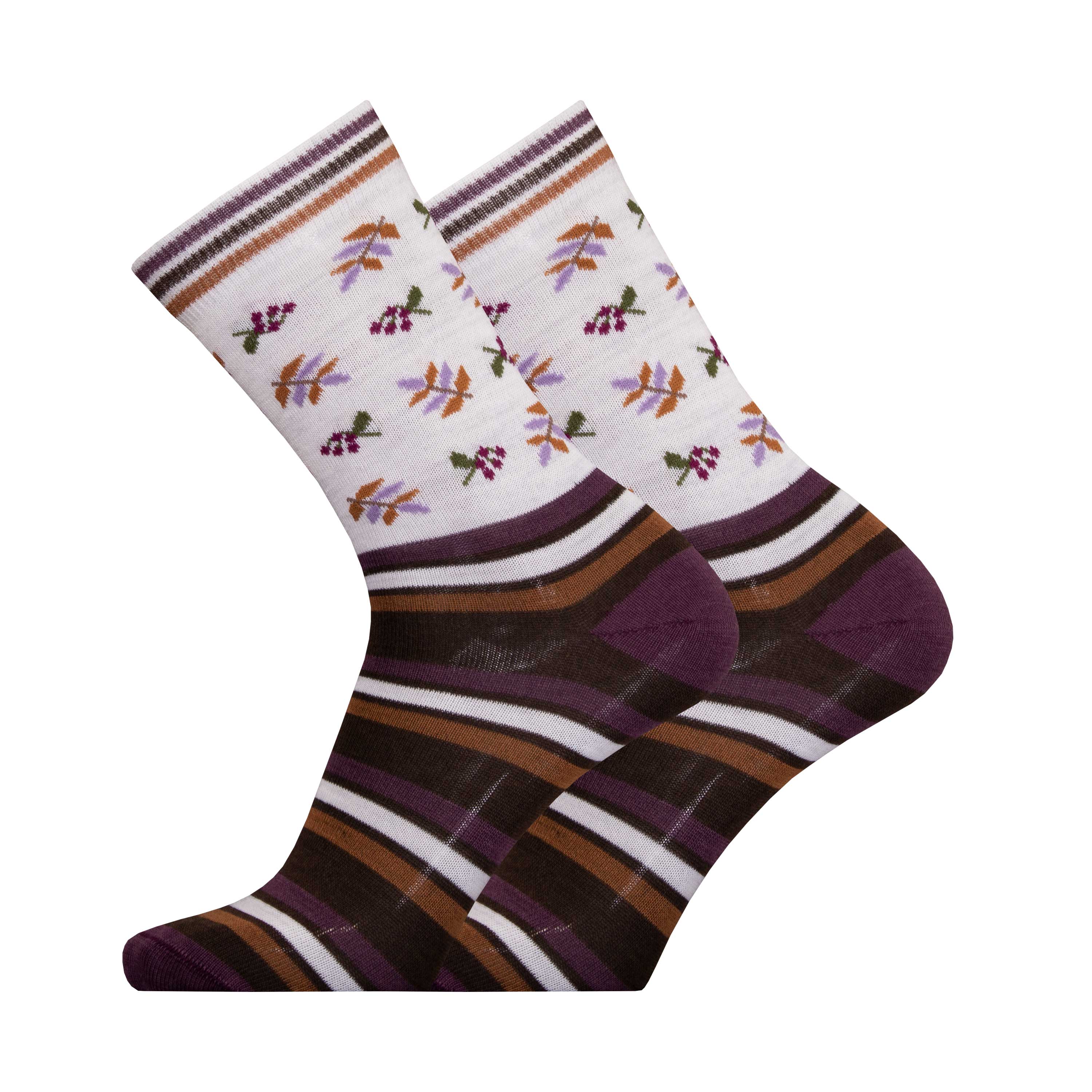 Sukkamestarit | Syyslumo - kuviosukat, merinovillaa