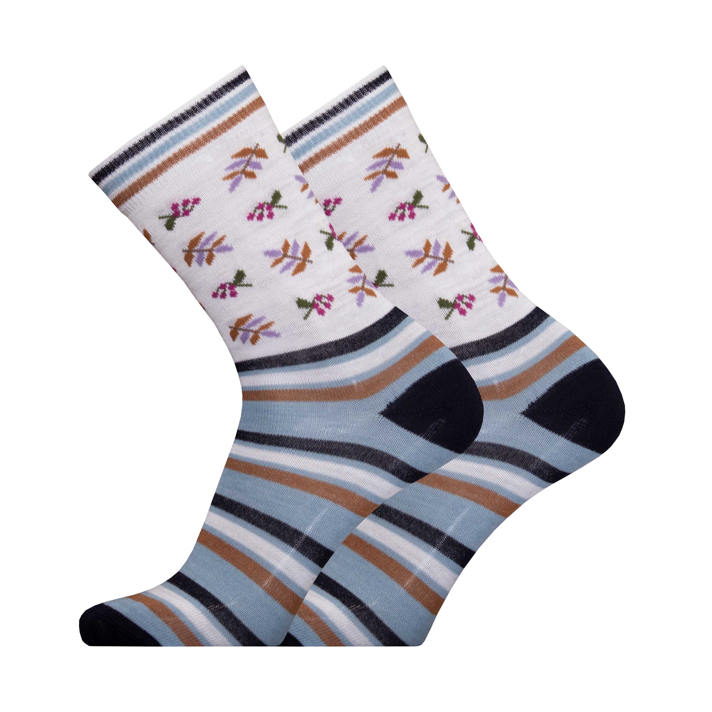 Sukkamestarit | Syyslumo - kuviosukat, merinovillaa