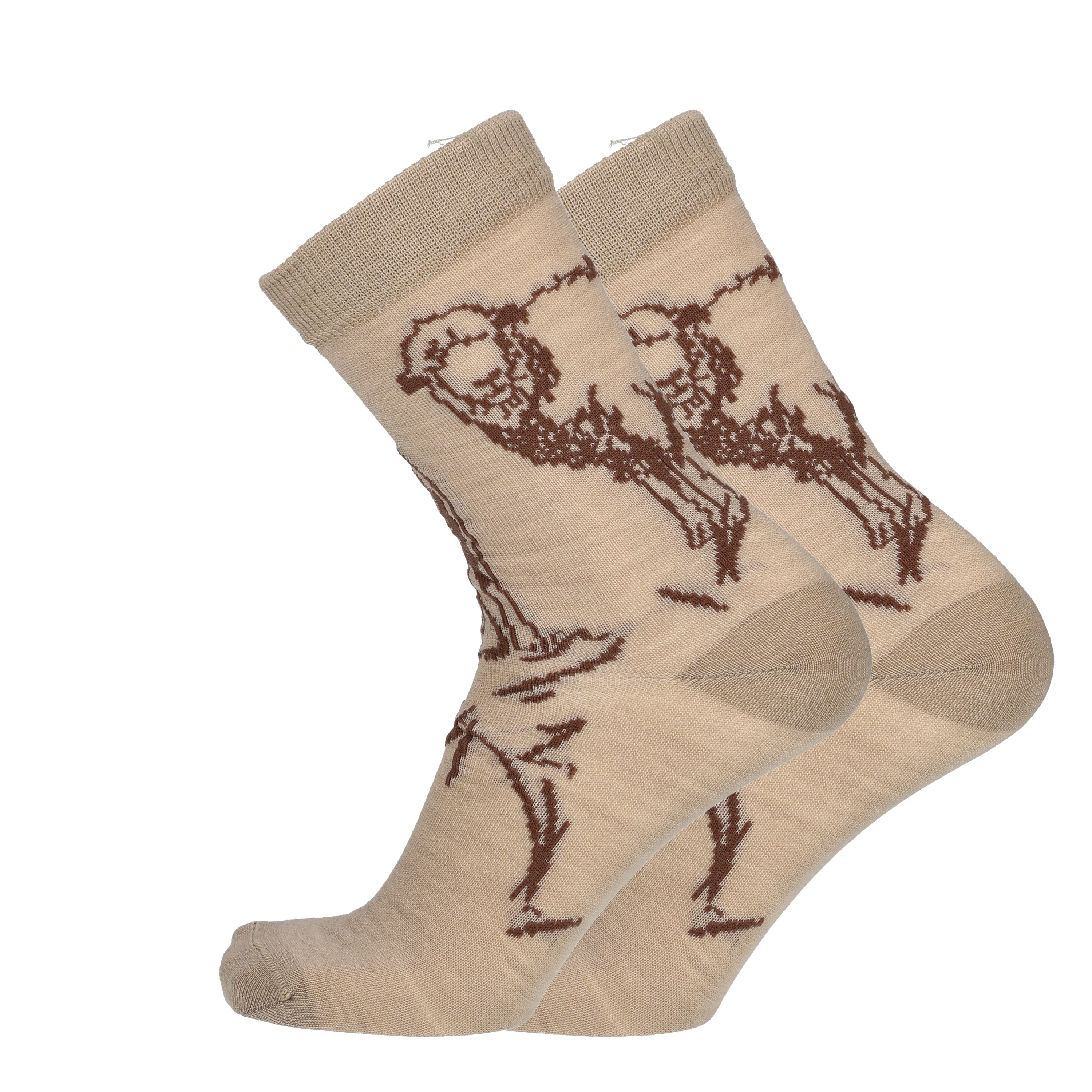 Sukkamestarit | La Magdalena - kuviosukat, merinovillaa