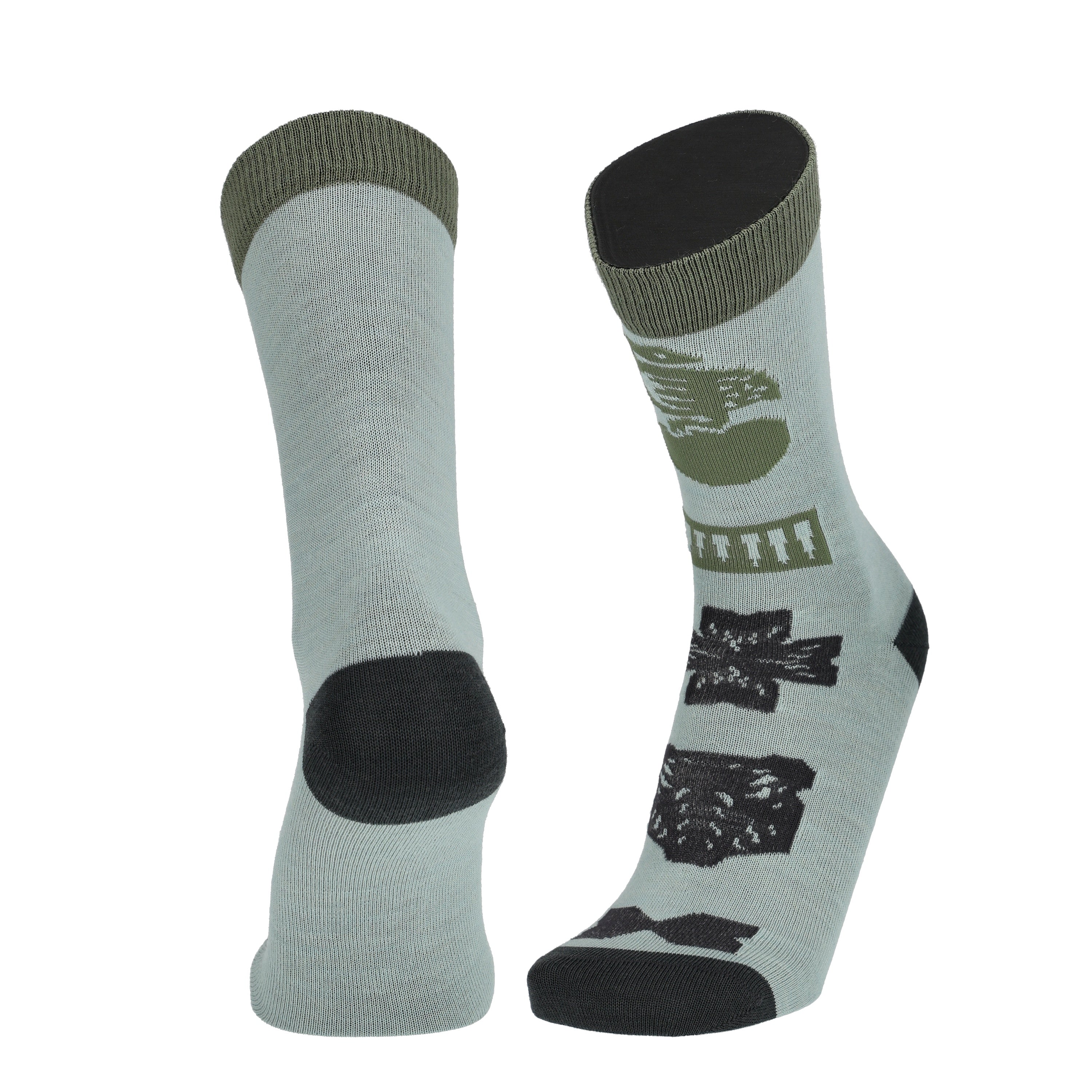 Kalevala Päivätär - kuviosukat, merinovillaa