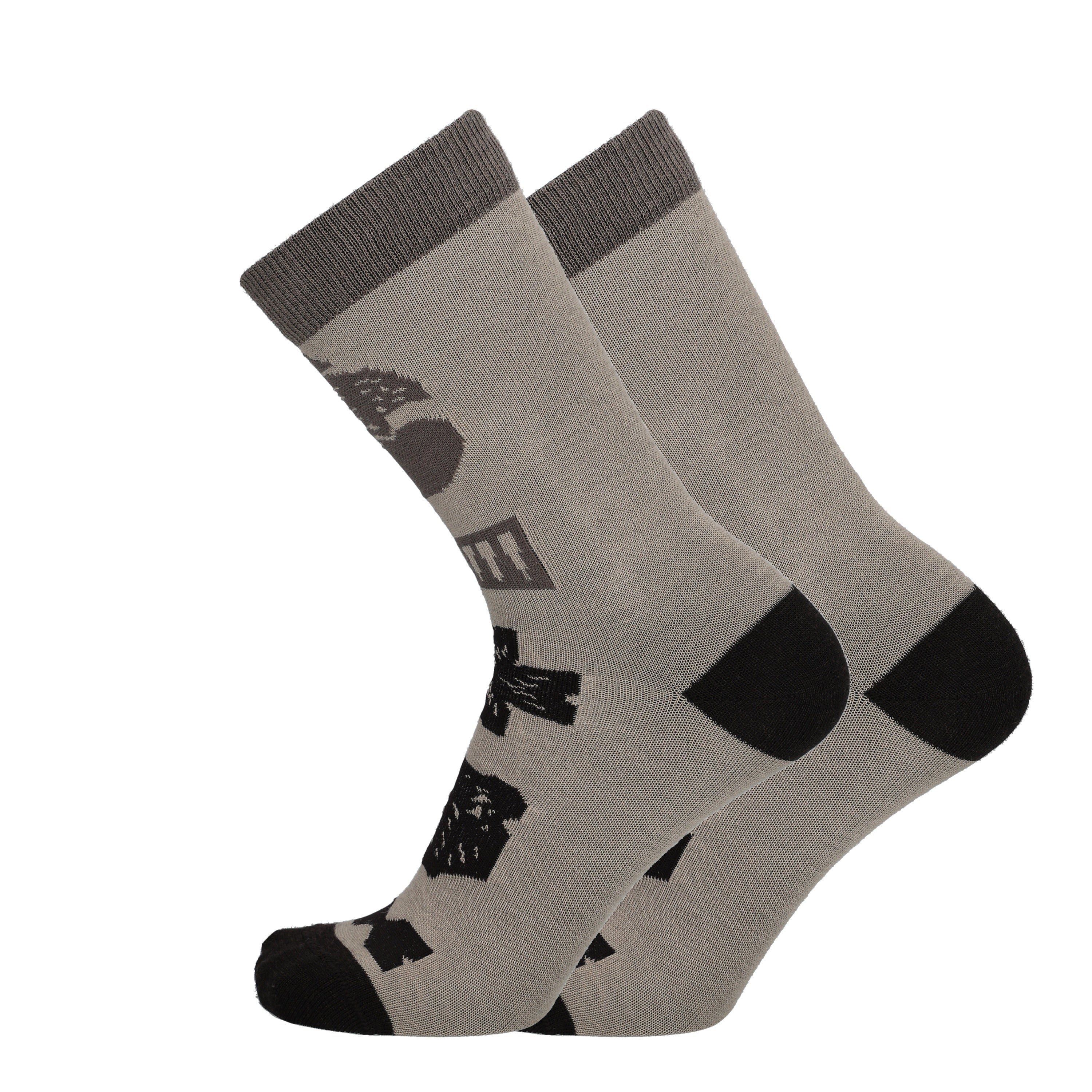 Sukkamestarit | Päivätär - patterned socks, merino wool