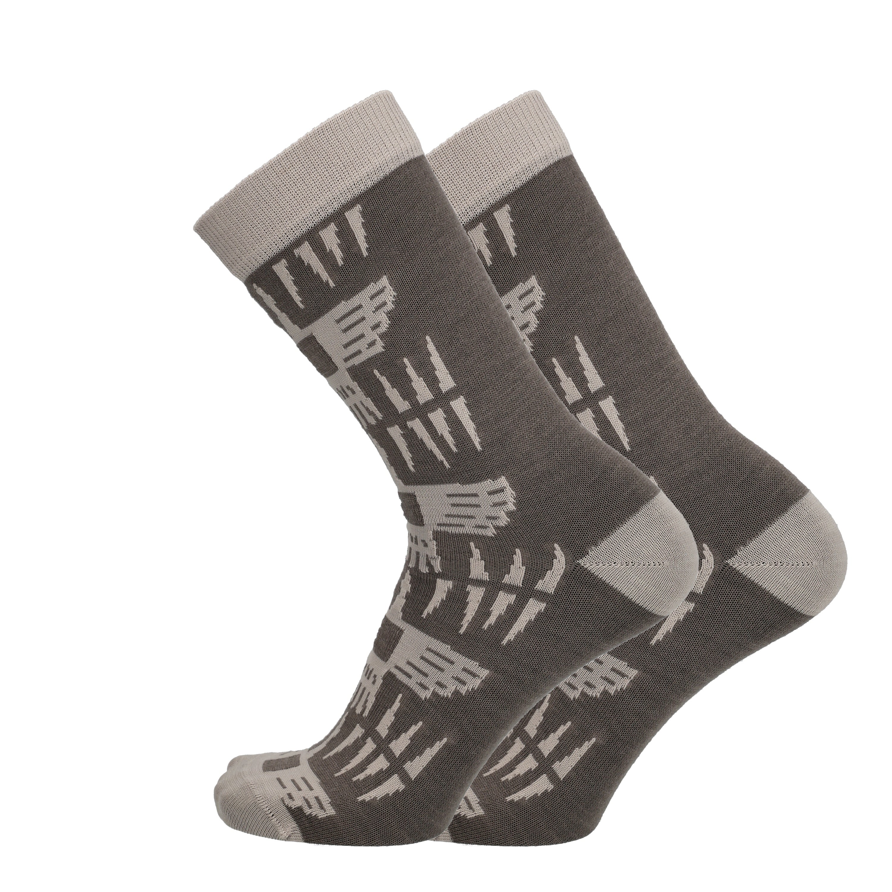 Sukkamestarit | Kalevala Sotkan virta - patterned socks, merino wool