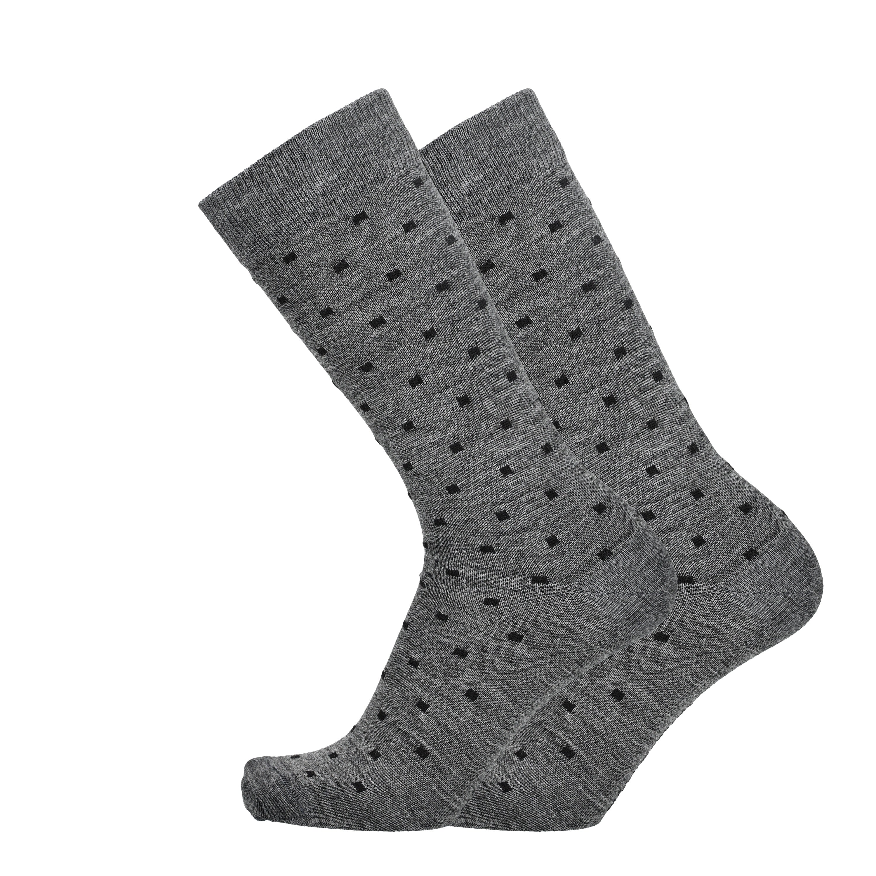 Sukkamestarit | Classic Men Dots - pukusukat, merinovillaa