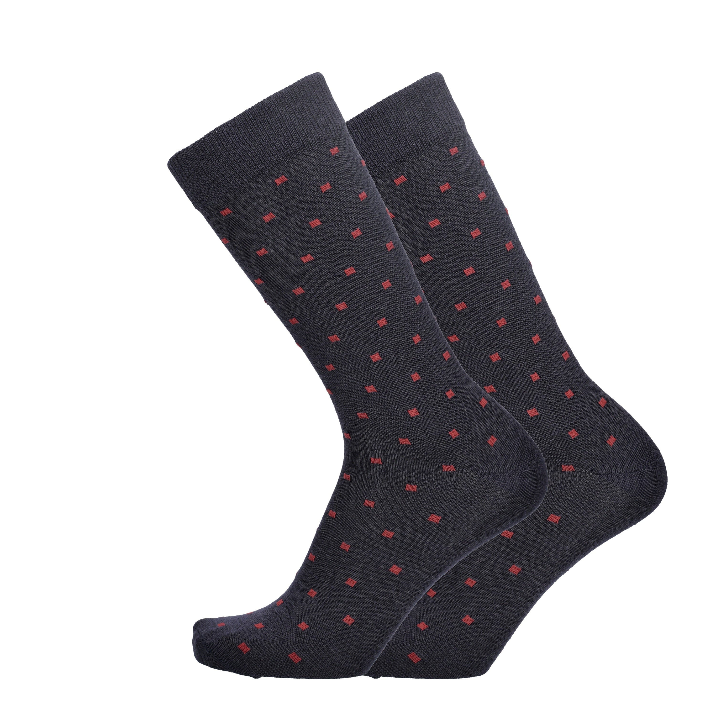 Sukkamestarit | Classic Men Dots - pukusukat, merinovillaa