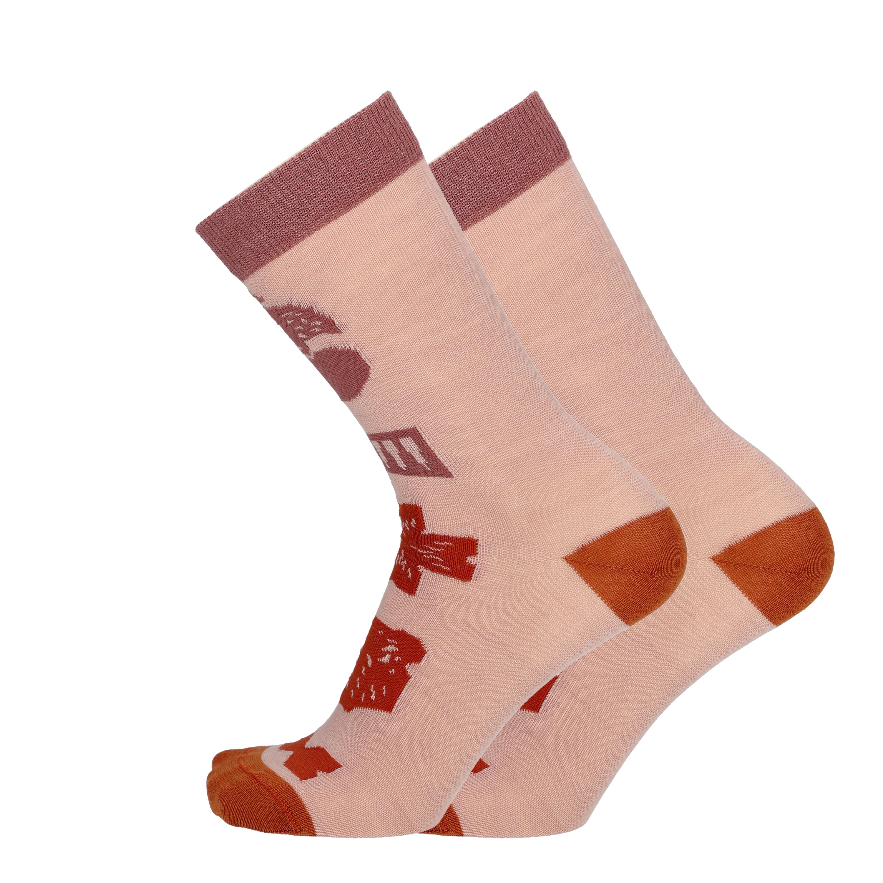 Sukkamestarit | Päivätär - patterned socks, merino wool