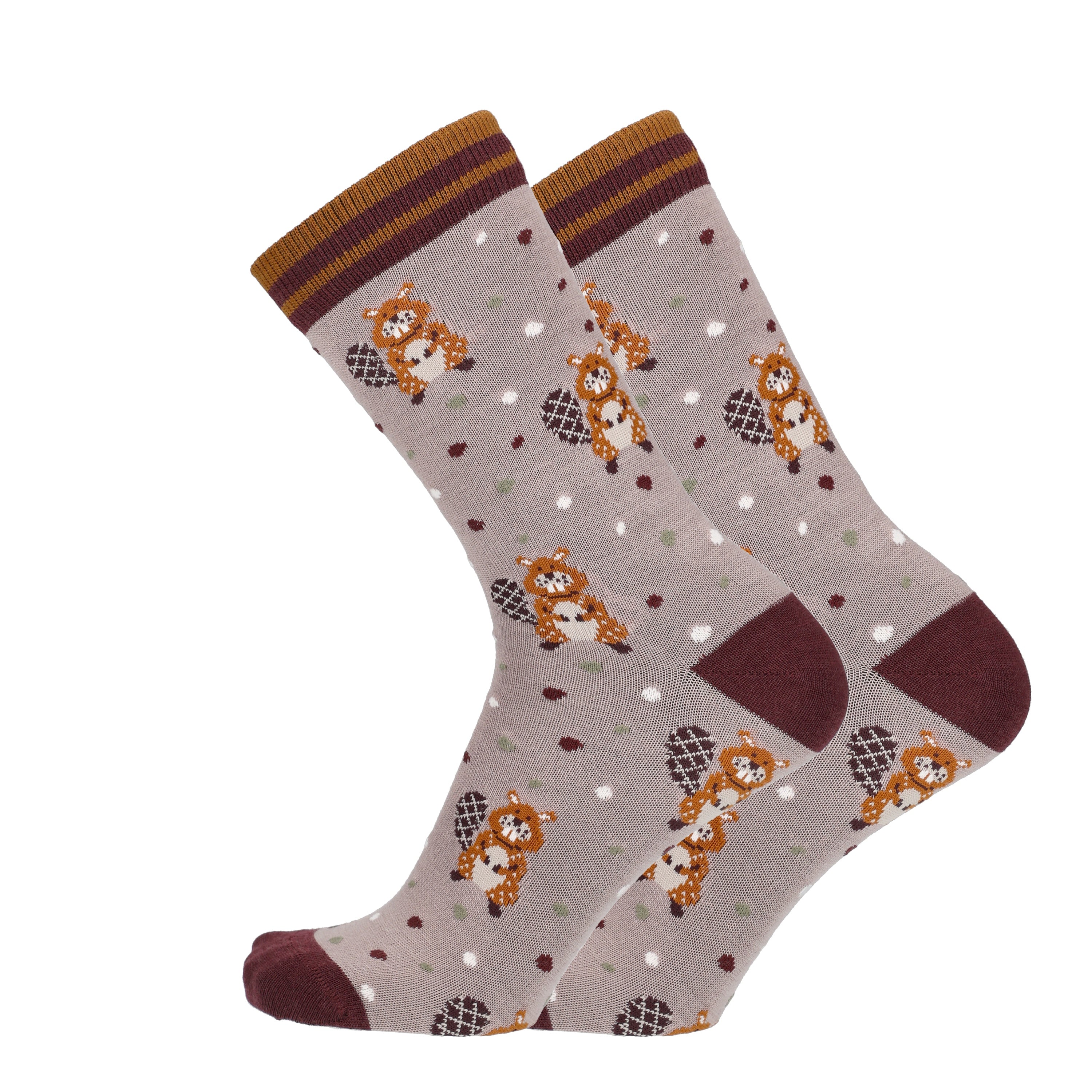 Majava - merinovillasukat pukeutumiseen