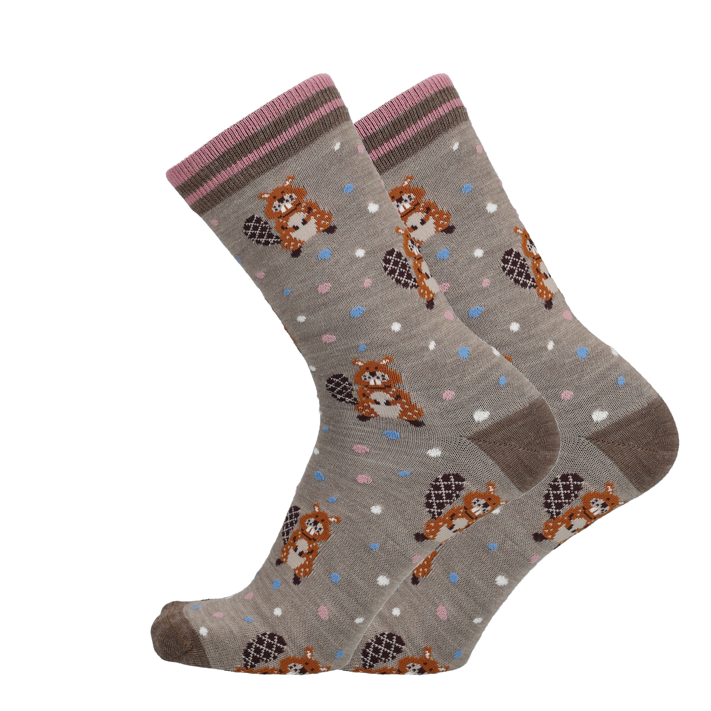 Majava - merinovillasukat pukeutumiseen