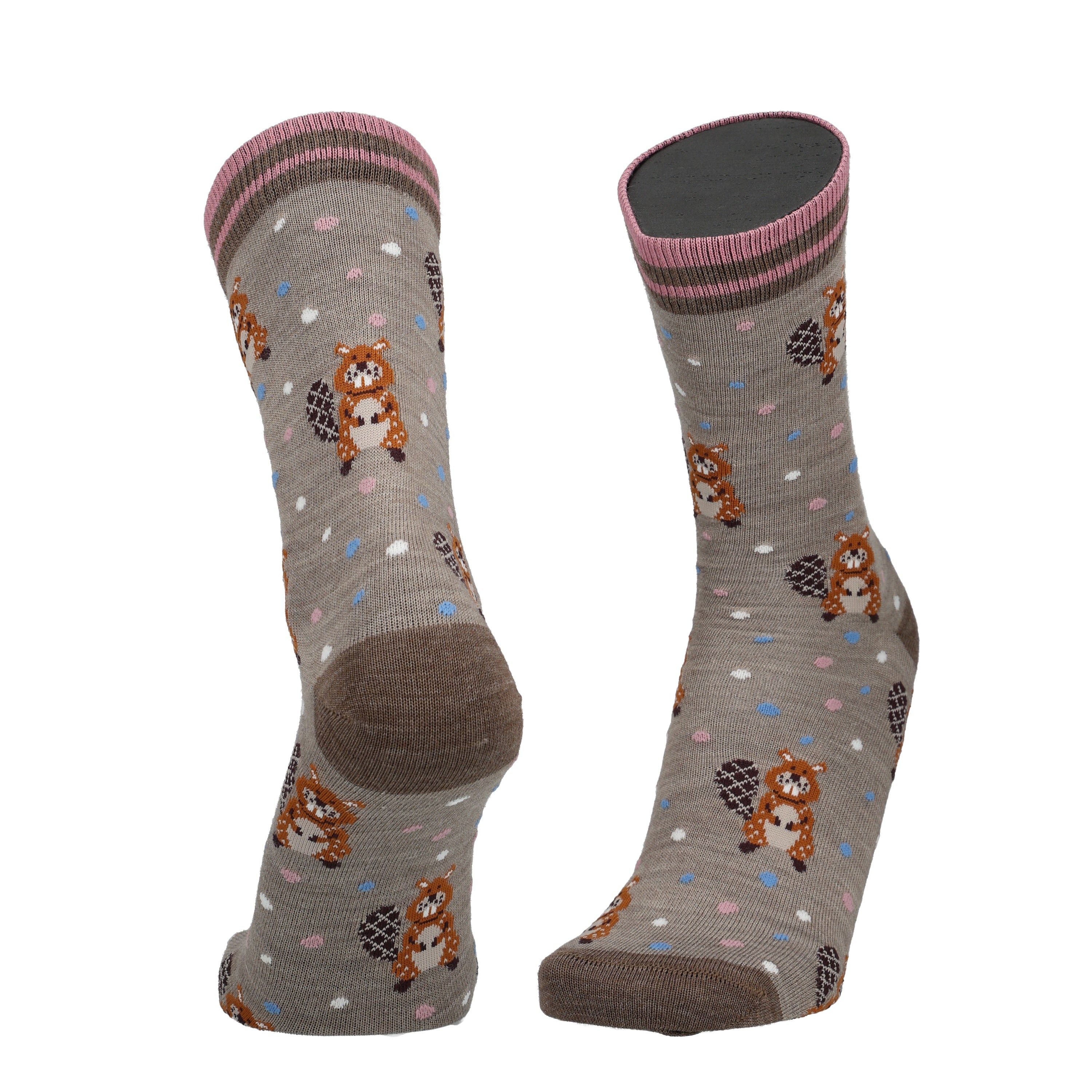 Majava - merinovillasukat pukeutumiseen