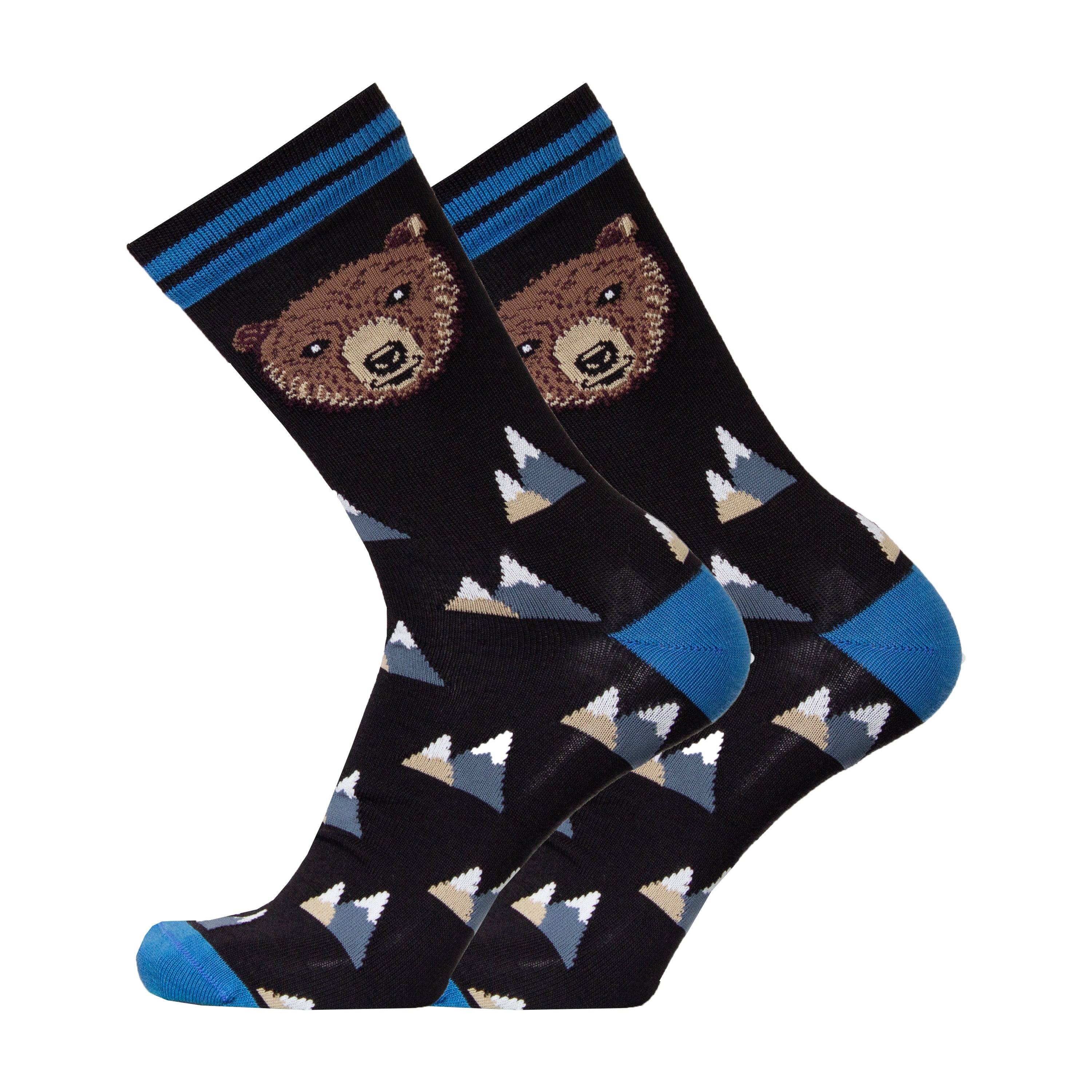 Bear Mountains - merino wool socks for dressing up